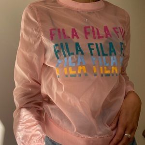 Fila Sheer Pink Crewneck